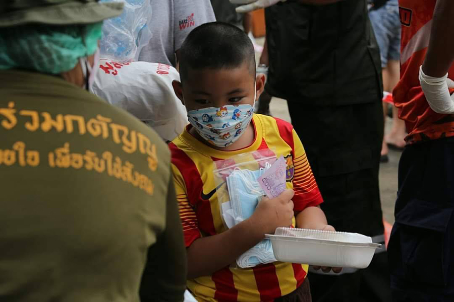 มูลนิธิร่วมกตัญญูผลิตอาหารไปแลัว จำนวนกว่า 1,130,000 กล่อง